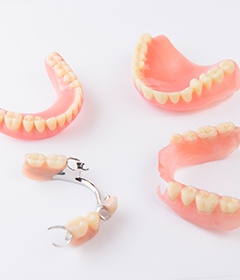 Bird’s eye view of full and partial dentures